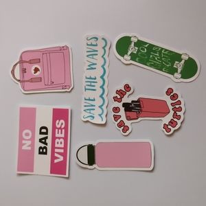 Cool Girl Sticker Set